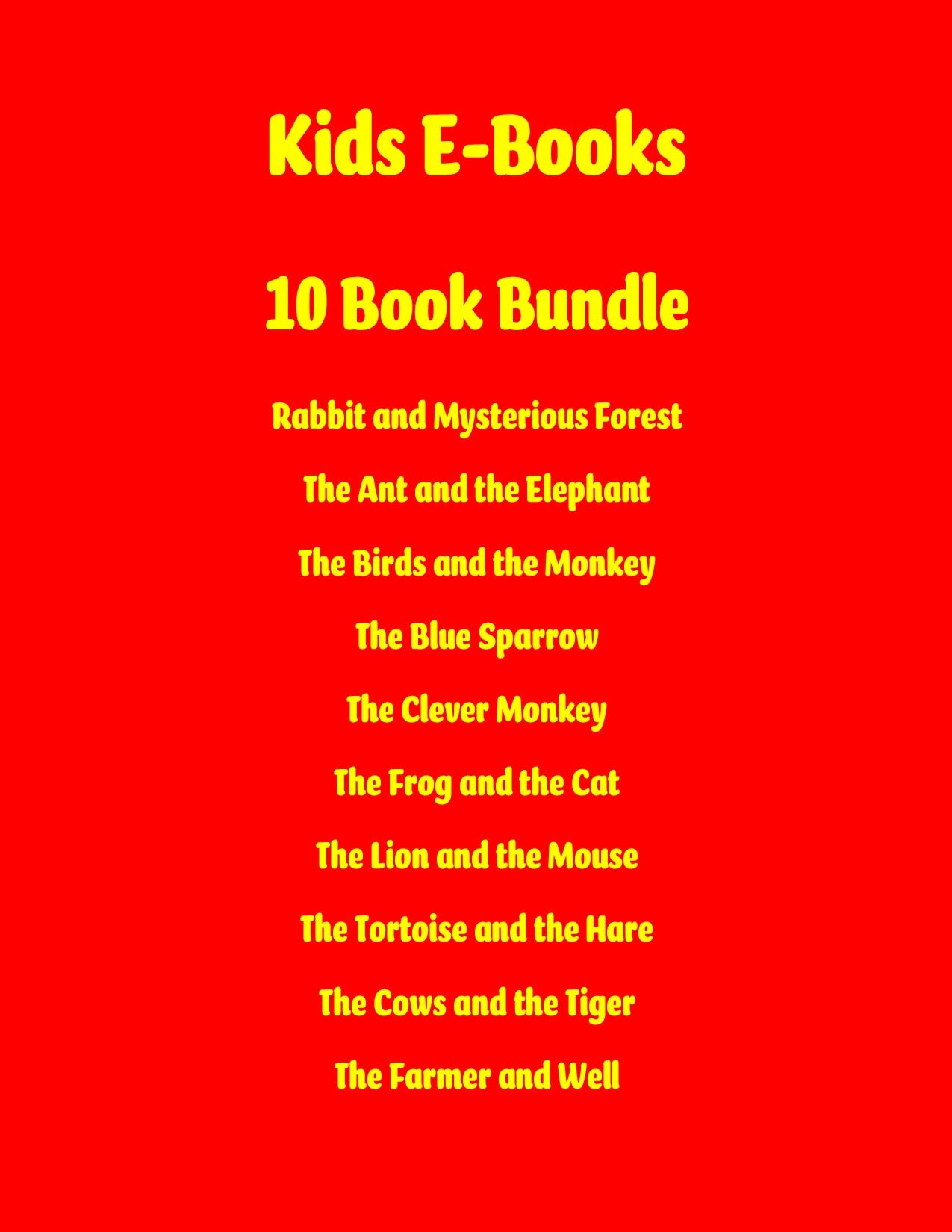 Kids E-Books - 10 Book Bundle